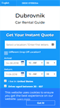Mobile Screenshot of dubrovnik-carhire.com